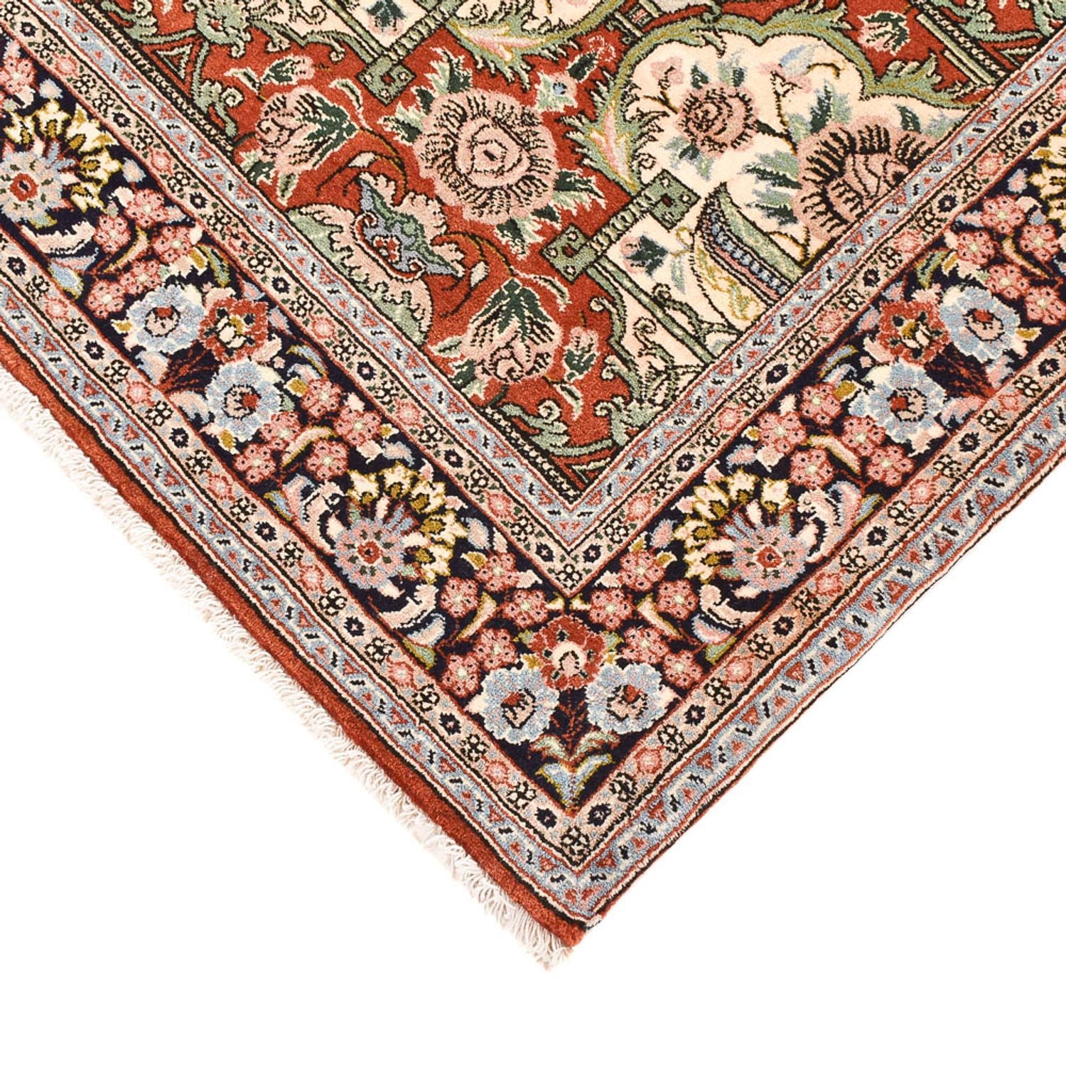 Alfombra persa - Ghom - 160 x 115 cm - multicolor
