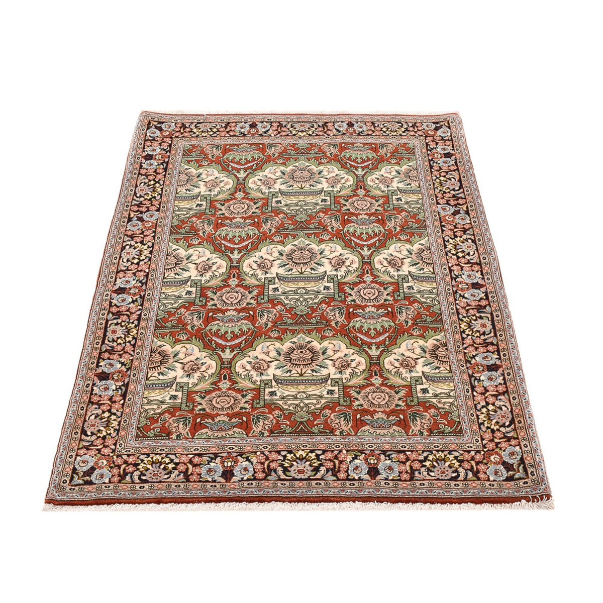 Alfombra persa - Ghom - 160 x 115 cm - multicolor