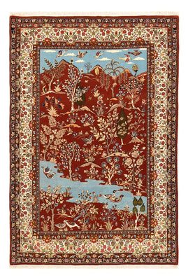 Alfombra persa - Ghom - 203 x 138 cm - multicolor
