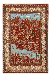 Alfombra persa - Ghom - 203 x 138 cm - multicolor