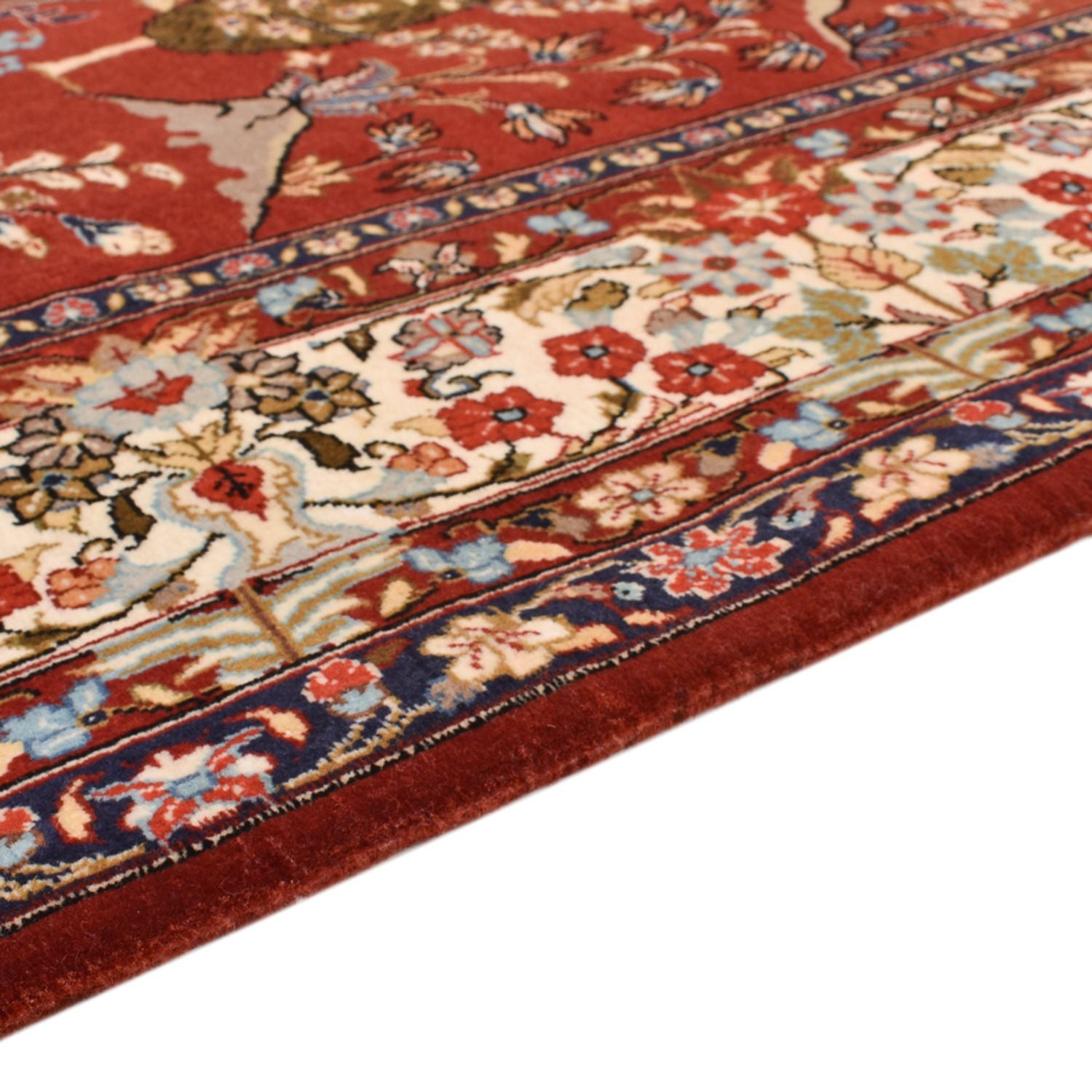 Alfombra persa - Ghom - 203 x 138 cm - multicolor