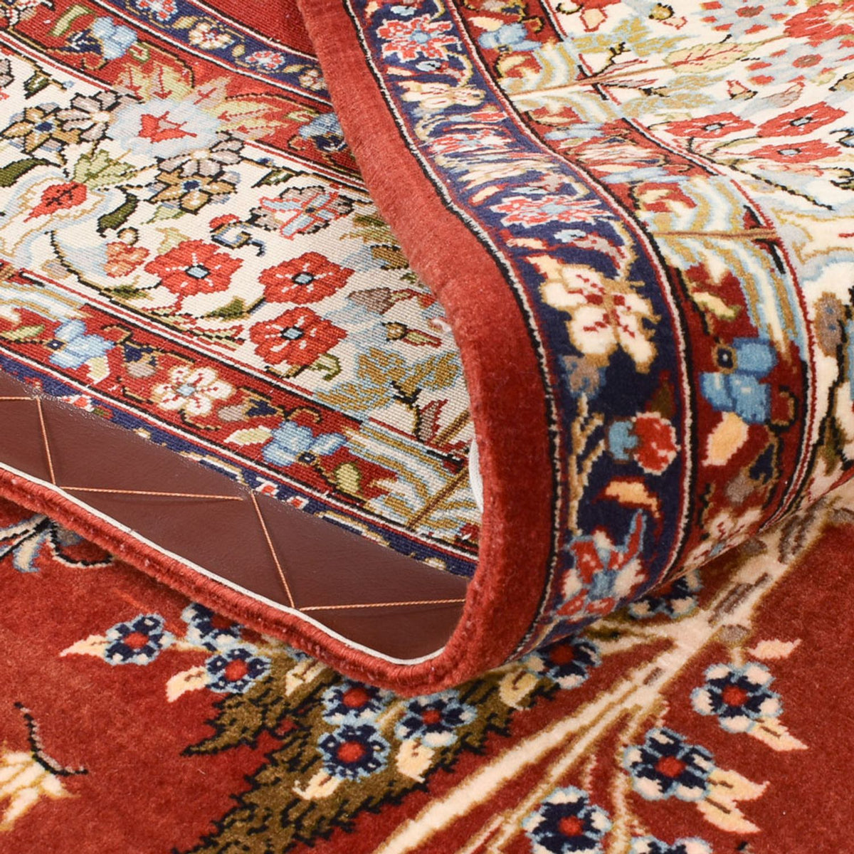 Alfombra persa - Ghom - 203 x 138 cm - multicolor