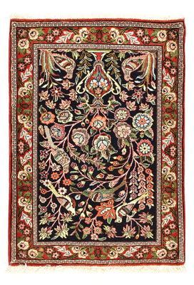 Alfombra persa - Ghom - 79 x 55 cm - multicolor