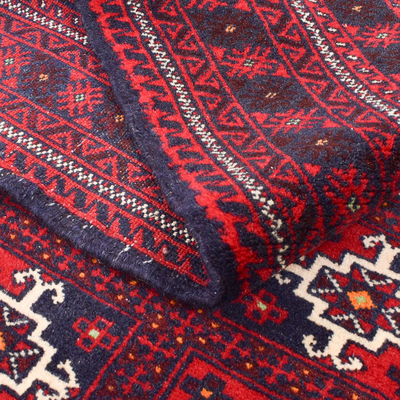 Alfombra Belutsch - 150 x 100 cm - rojo