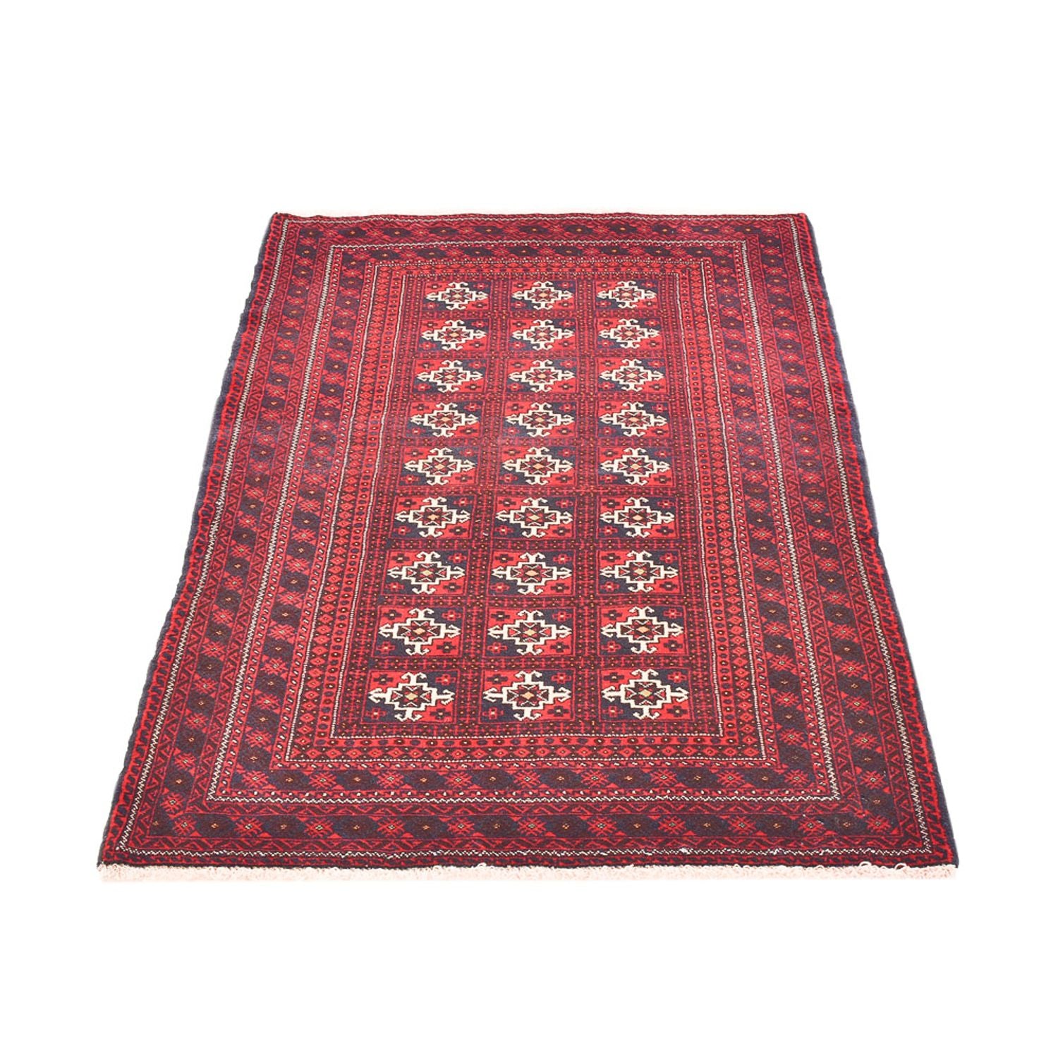 Alfombra Belutsch - 150 x 100 cm - rojo