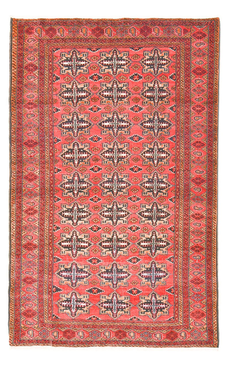 Alfombra Belutsch - 207 x 132 cm - rojo claro
