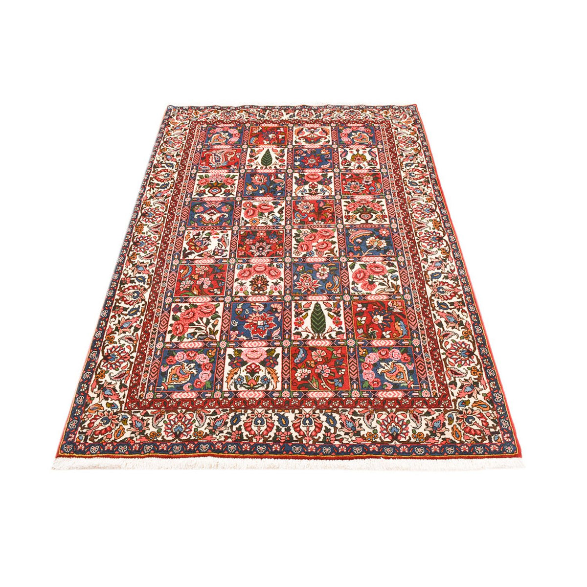 Alfombra persa - Nómada - 208 x 133 cm - multicolor