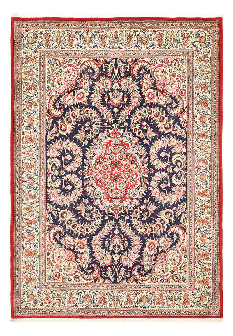 Alfombra persa - Ghom - 300 x 210 cm - azul oscuro