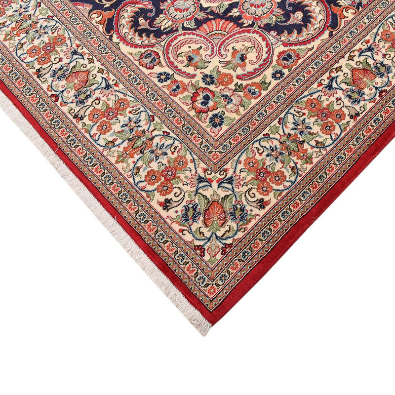 Alfombra persa - Ghom - 300 x 210 cm - azul oscuro