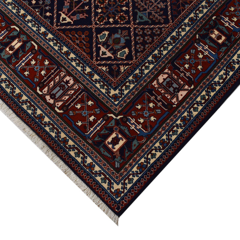 Alfombra persa - Nómada - 293 x 203 cm - rojo vino