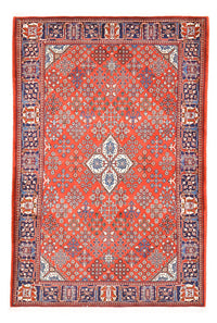 Alfombra persa - Nómada - 200 x 133 cm - rojo claro