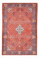 Alfombra persa - Nómada - 200 x 133 cm - rojo claro