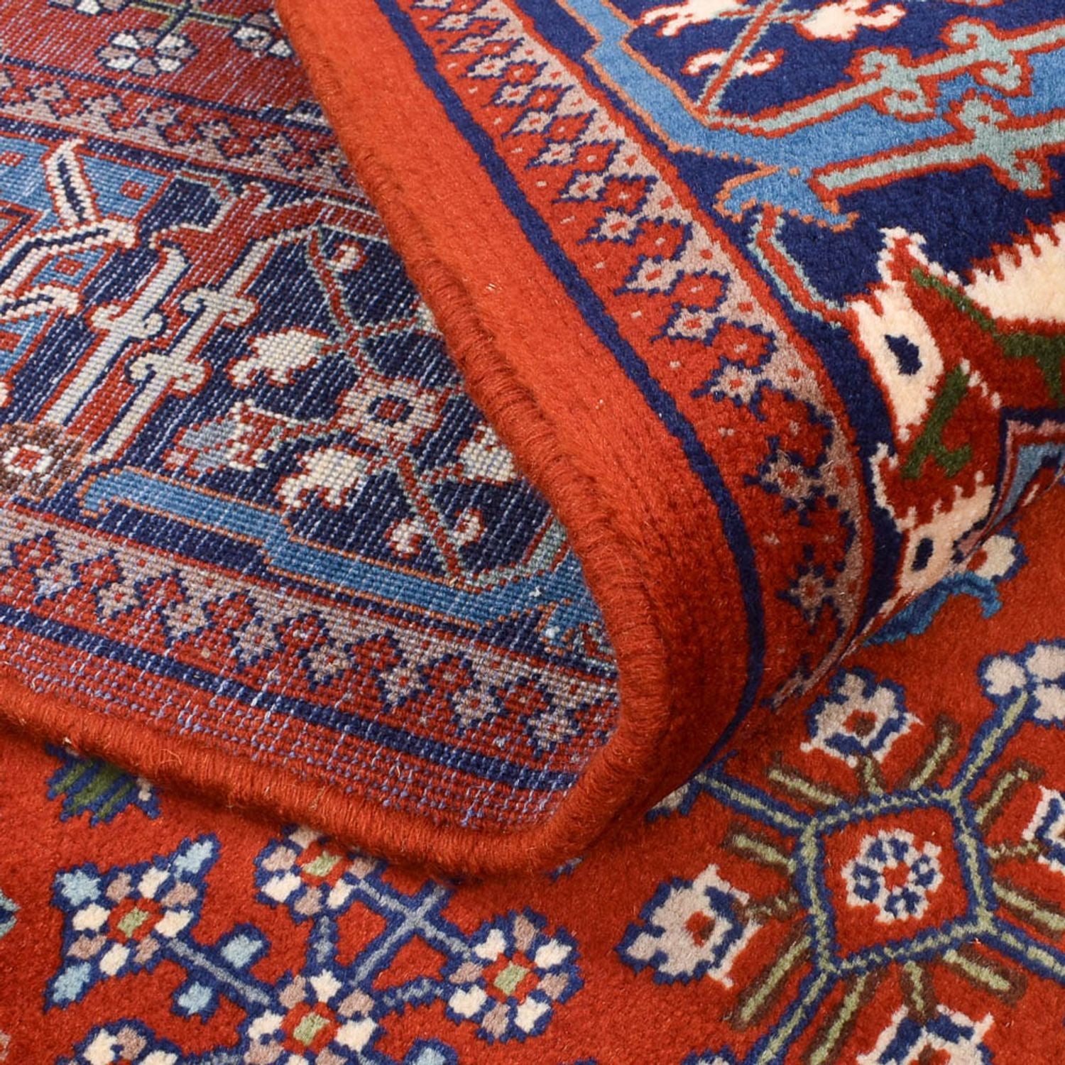 Alfombra persa - Nómada - 200 x 133 cm - rojo claro