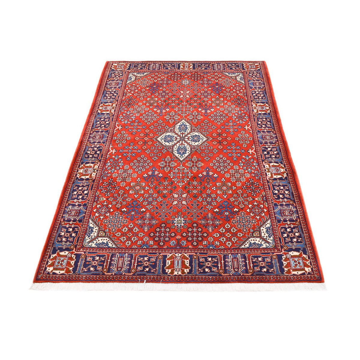 Alfombra persa - Nómada - 200 x 133 cm - rojo claro