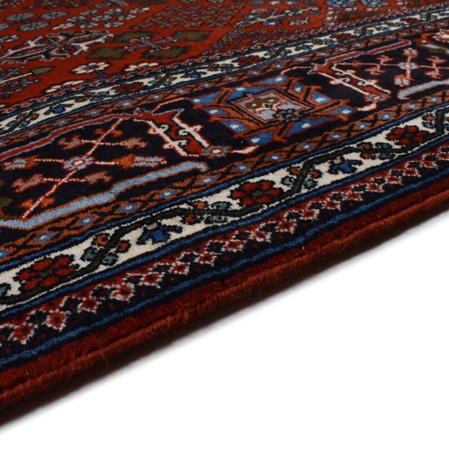 Alfombra persa - Nómada - 302 x 203 cm - rojo oscuro