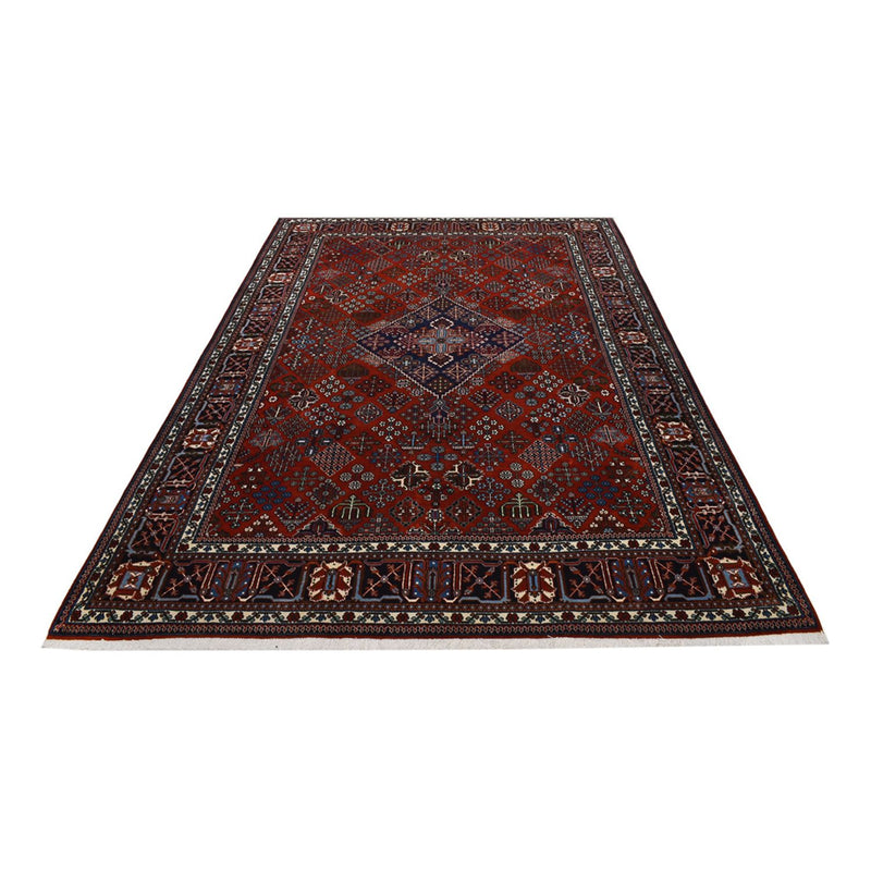 Alfombra persa - Nómada - 302 x 203 cm - rojo oscuro