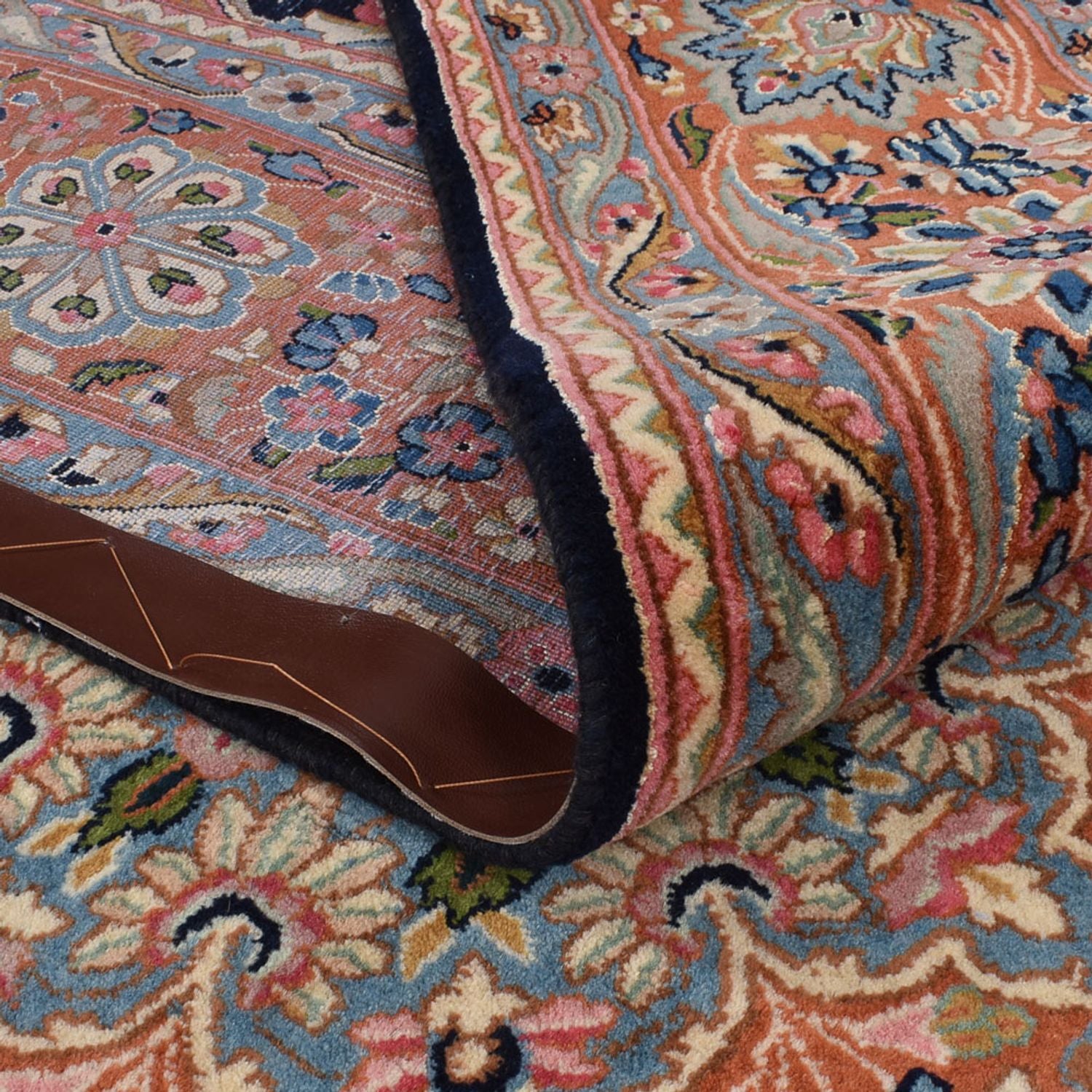Alfombra persa - Real - 314 x 194 cm - azul oscuro