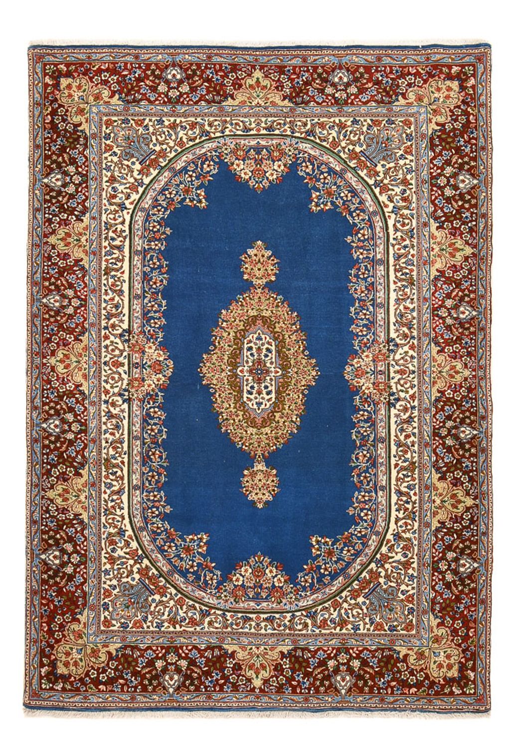 Alfombra persa - Real - 256 x 178 cm - azul