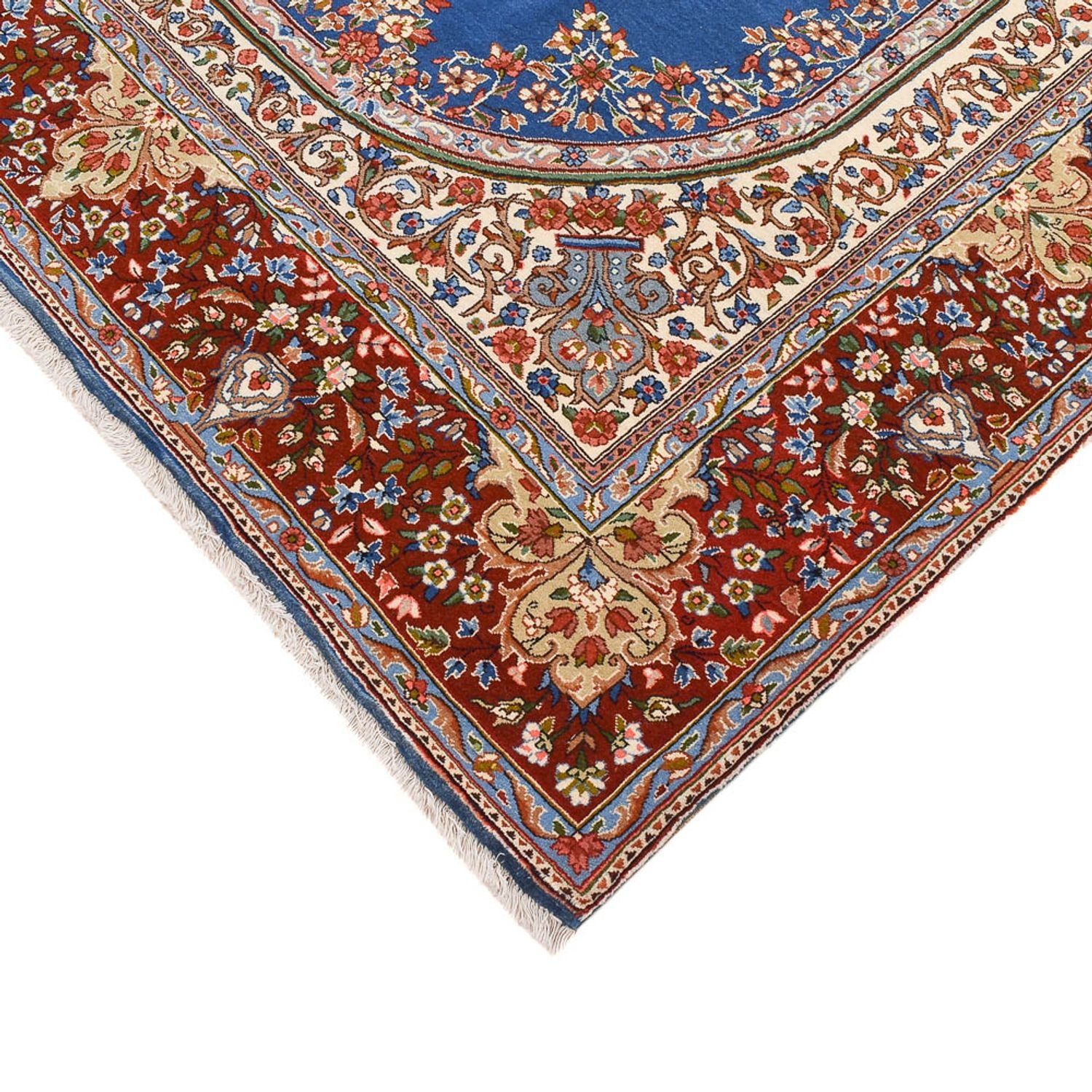 Alfombra persa - Real - 256 x 178 cm - azul