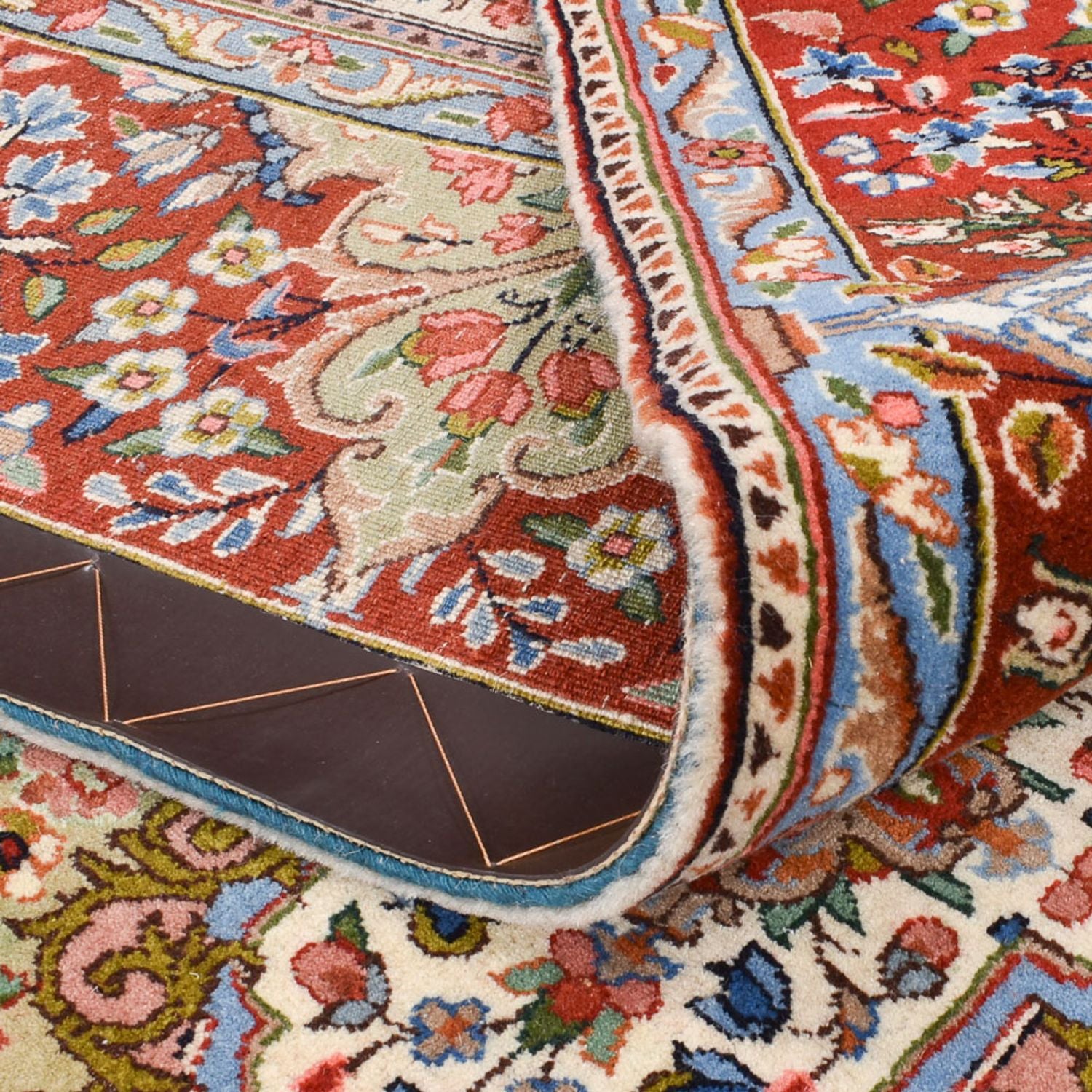 Alfombra persa - Real - 256 x 178 cm - azul