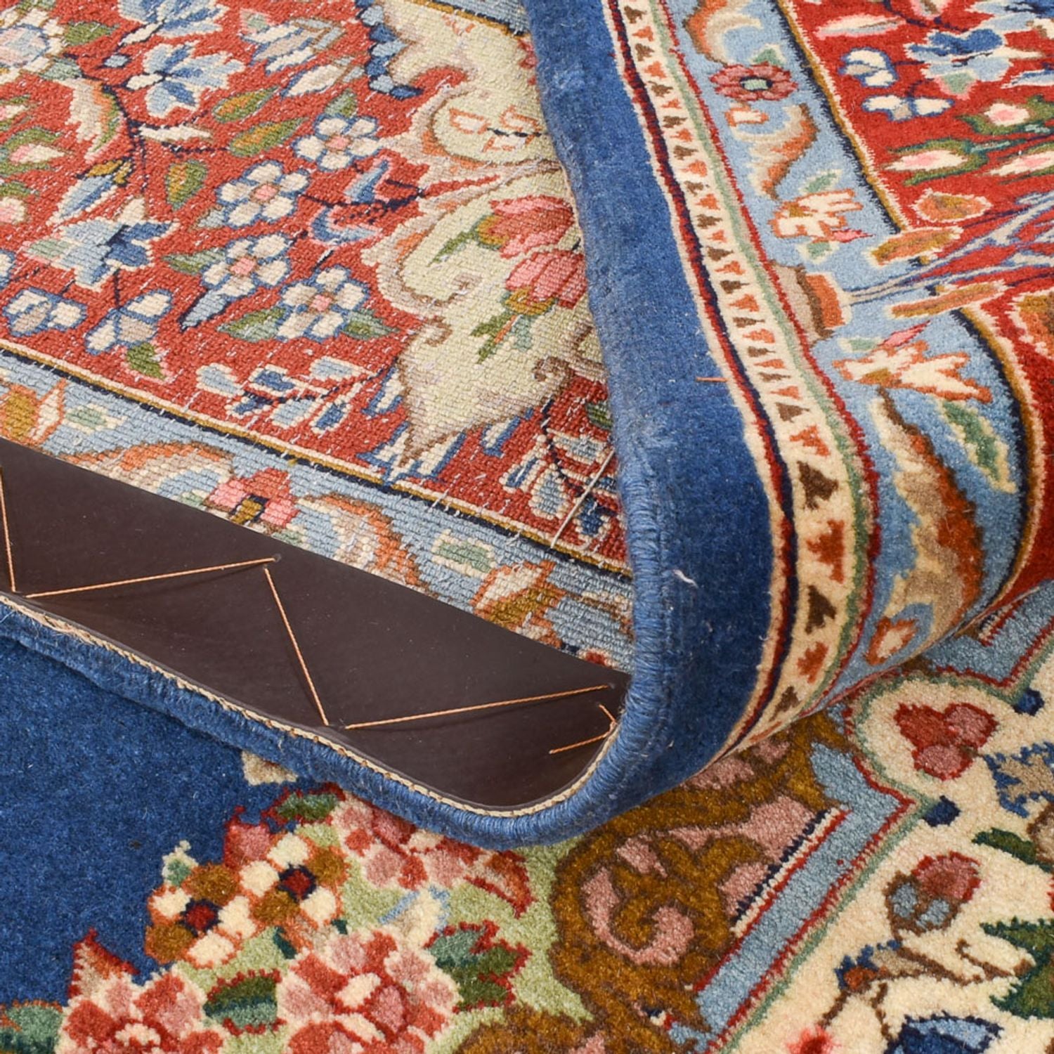 Alfombra persa - Real - 258 x 181 cm - azul