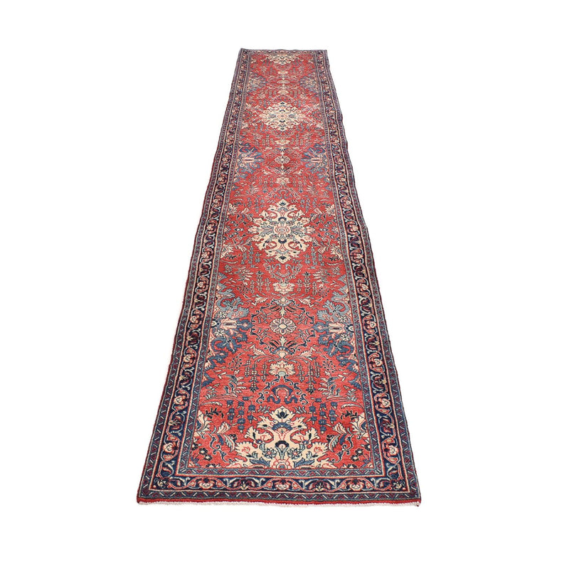 Alfombra de pasillo Alfombra persa - Clásica - 430 x 77 cm - rojo