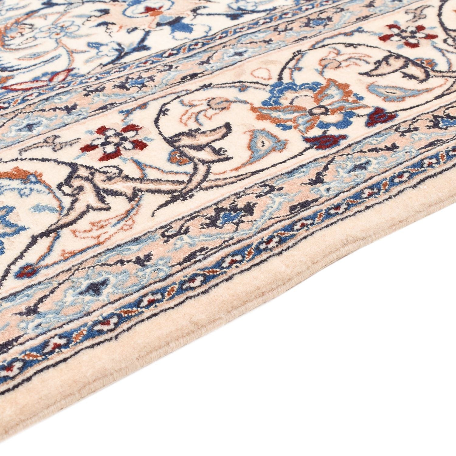 Alfombra Persa - Nain - Prima - 208 x 124 cm - beige claro