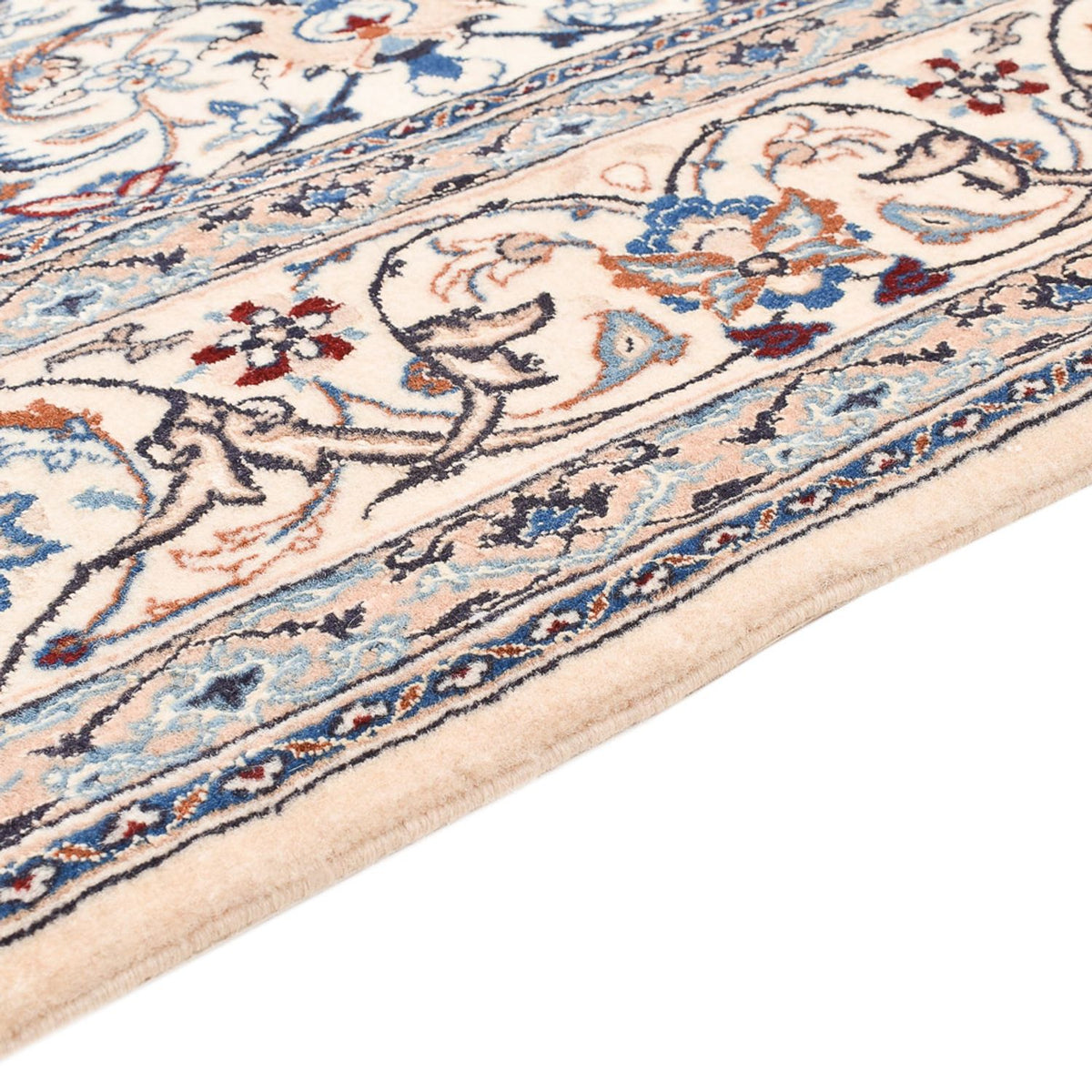 Alfombra Persa - Nain - Prima - 208 x 124 cm - beige claro