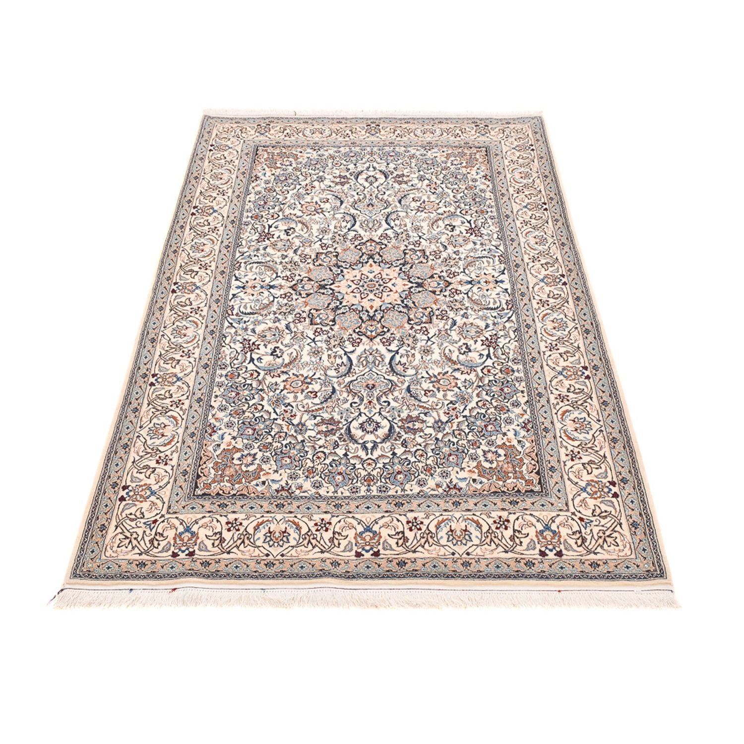Alfombra Persa - Nain - Prima - 208 x 124 cm - beige claro