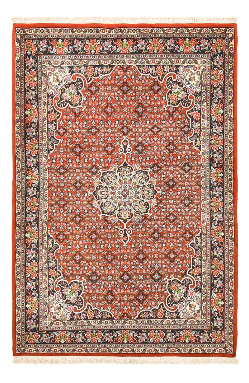 Alfombra persa - Bidjar - 217 x 142 cm - rojo claro