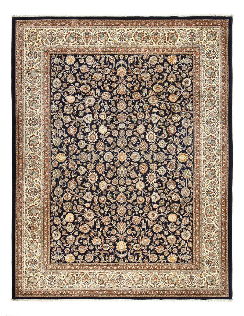 Alfombra persa - Clásica - Real - 396 x 300 cm - azul oscuro