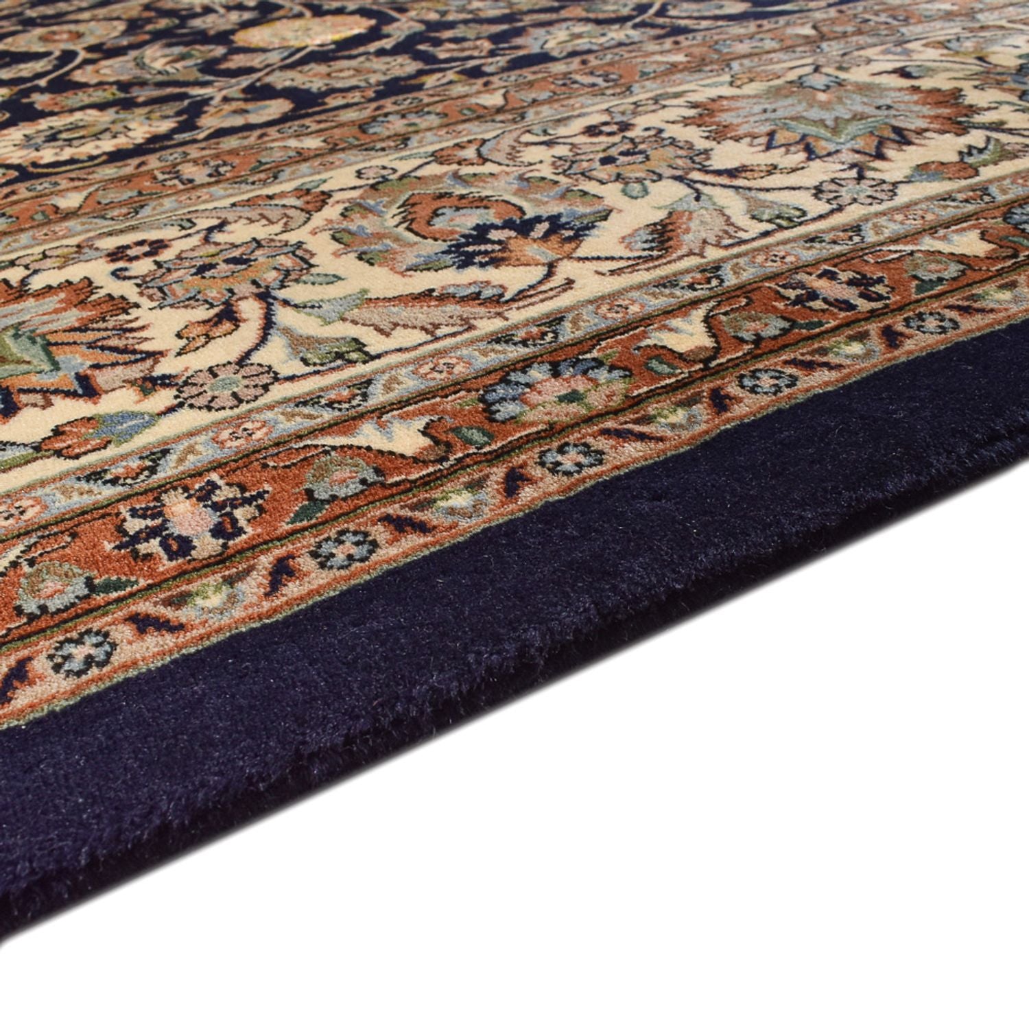 Alfombra persa - Clásica - Real - 396 x 300 cm - azul oscuro