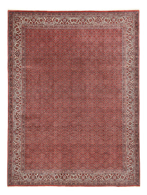 Alfombra persa - Bidjar - 392 x 300 cm - rojo burdeos