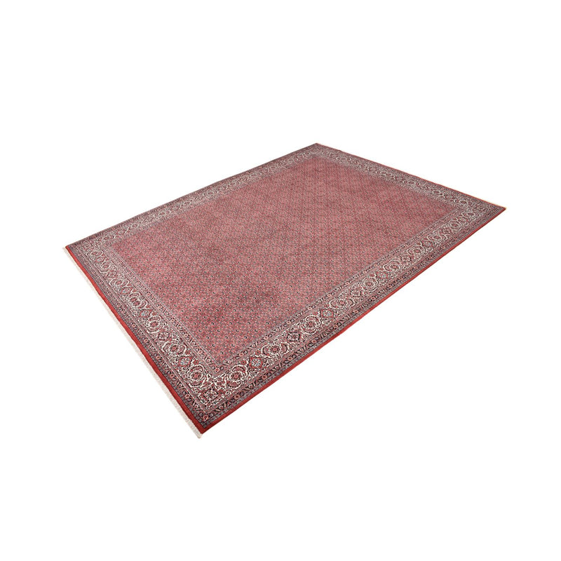 Alfombra persa - Bidjar - 392 x 300 cm - rojo burdeos
