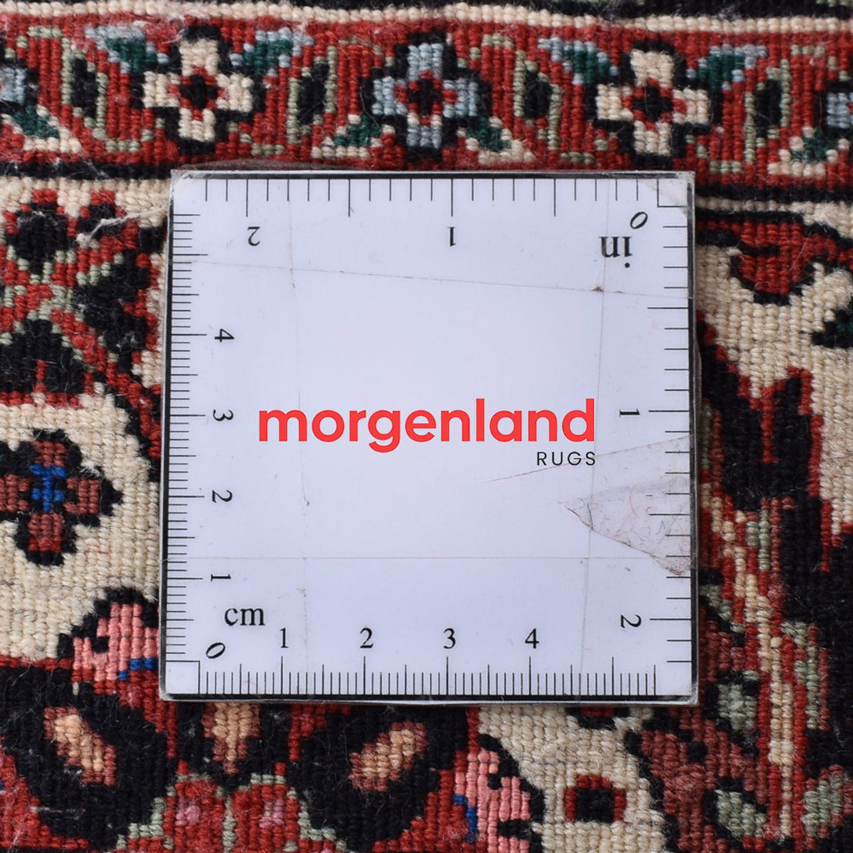 Alfombra persa - Bidjar - 392 x 300 cm - rojo burdeos