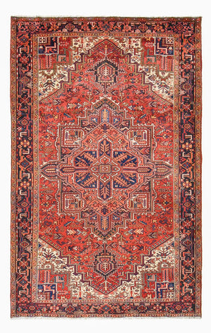 Alfombra persa - Nómada - 364 x 230 cm - rojo