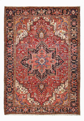 Alfombra persa - Nómada - 347 x 253 cm - rojo