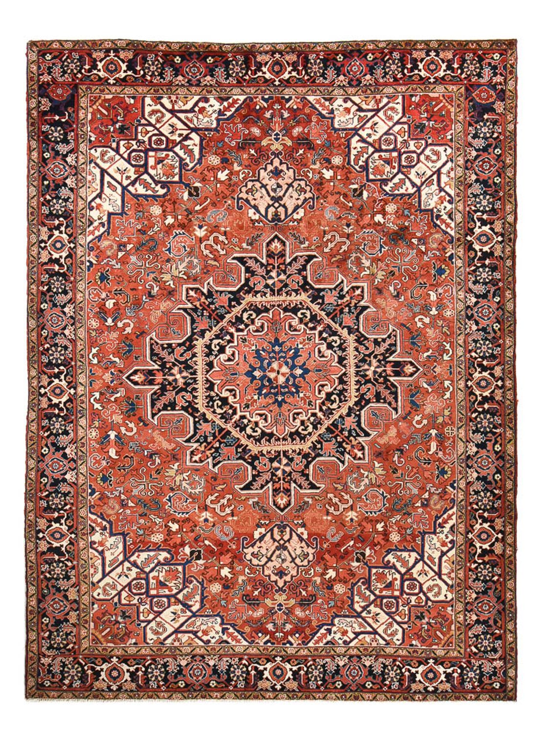 Alfombra persa - Nómada - 370 x 282 cm - óxido