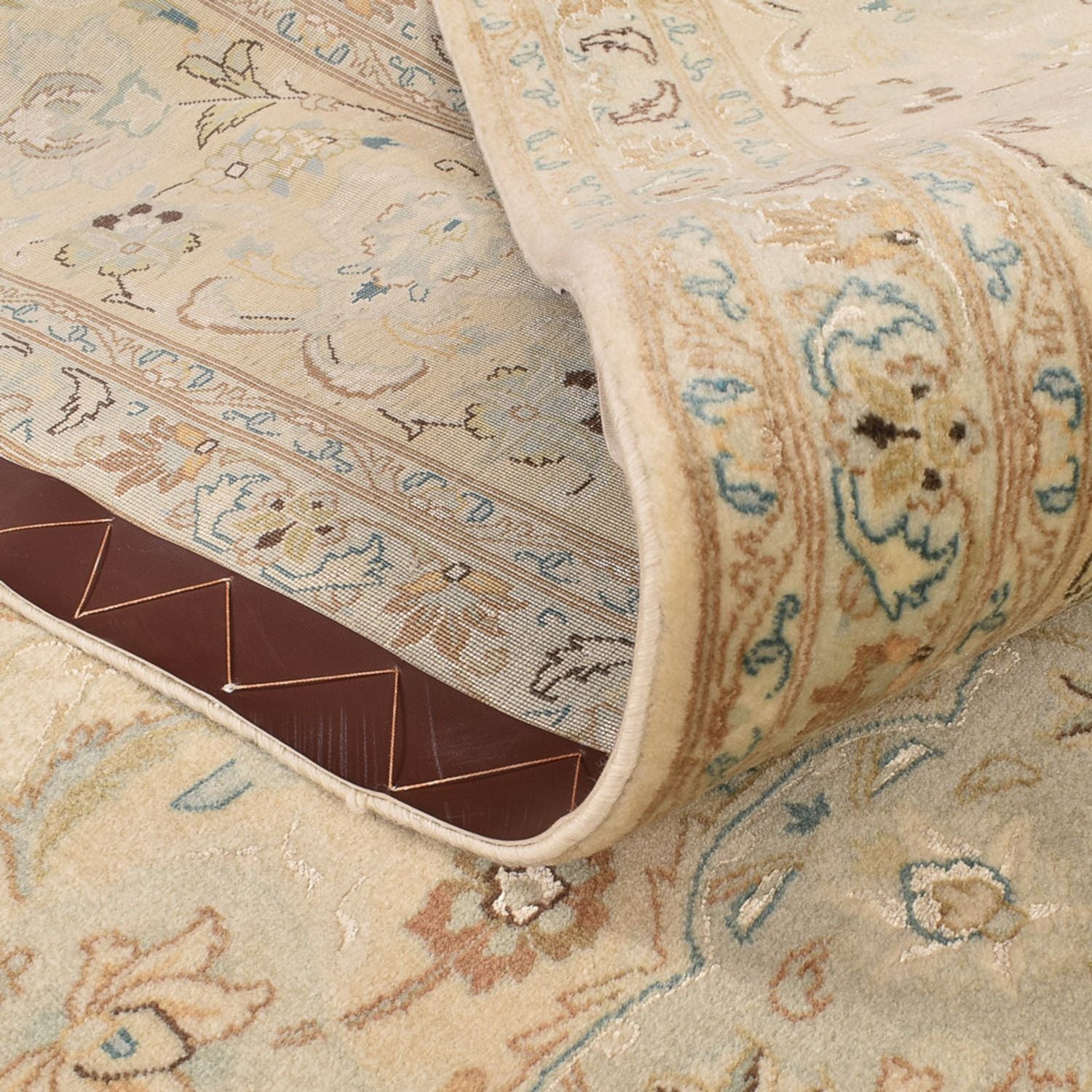 Alfombra Persa - Tabriz - Real - 342 x 252 cm - beige claro