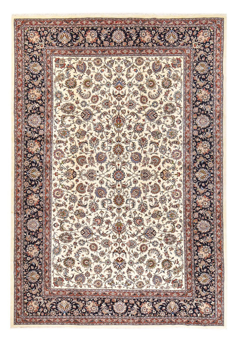 Alfombra persa - Clásica - Real - 575 x 394 cm - crema