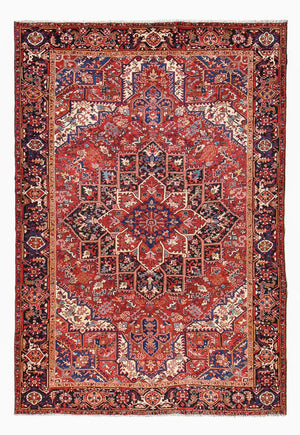 Alfombra persa - Nómada - 341 x 238 cm - rojo