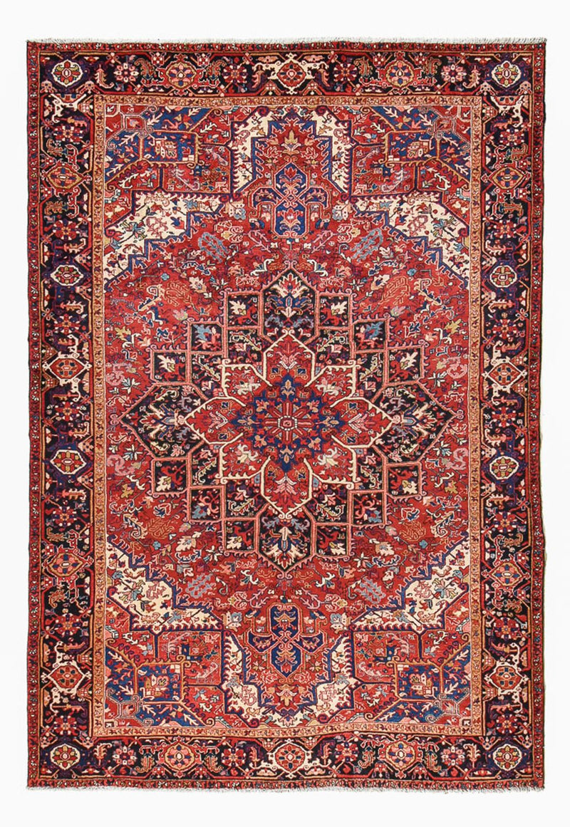 Alfombra persa - Nómada - 341 x 238 cm - rojo