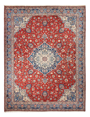 Alfombra persa - Clásica - Real - 398 x 300 cm - rojo