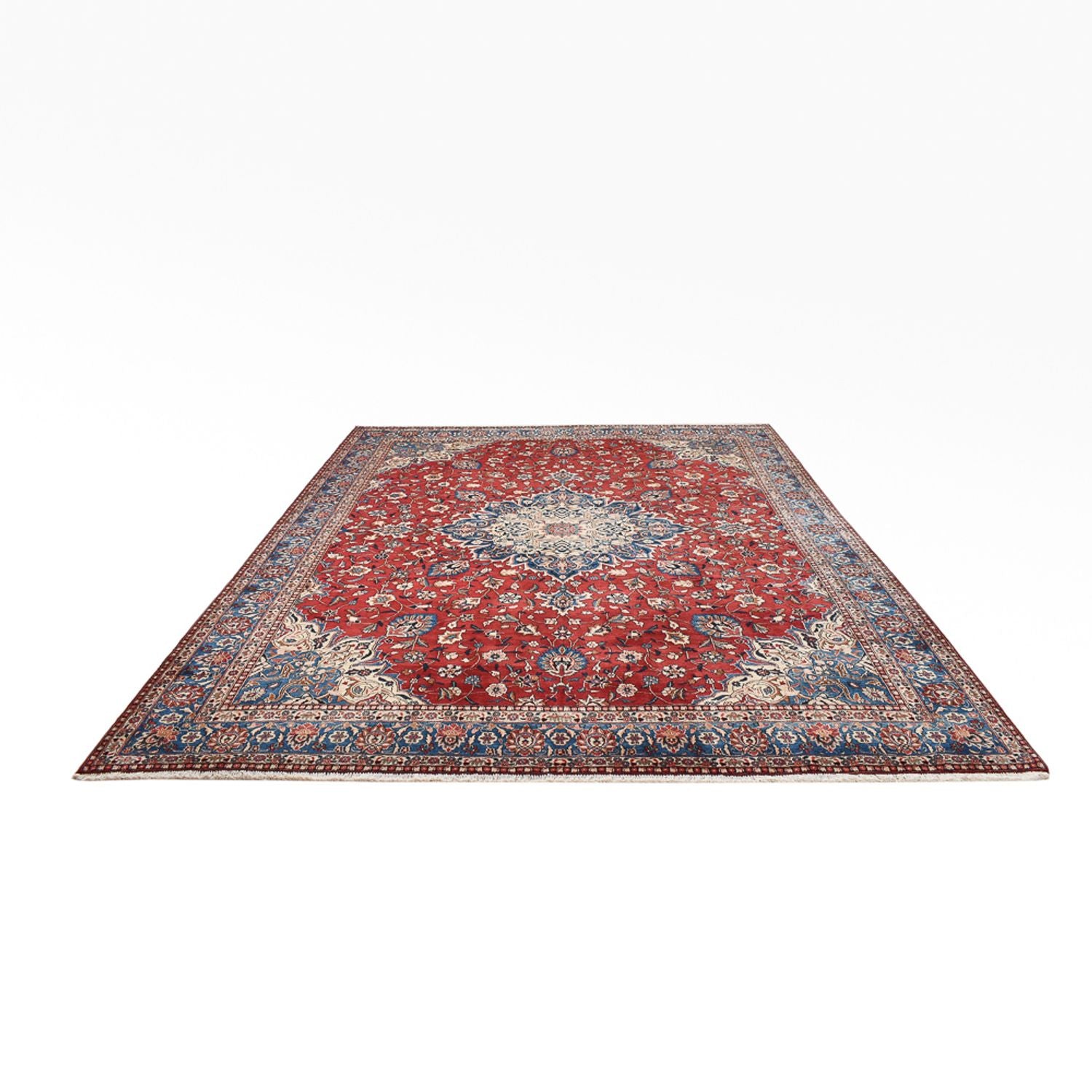 Alfombra persa - Clásica - Real - 398 x 300 cm - rojo