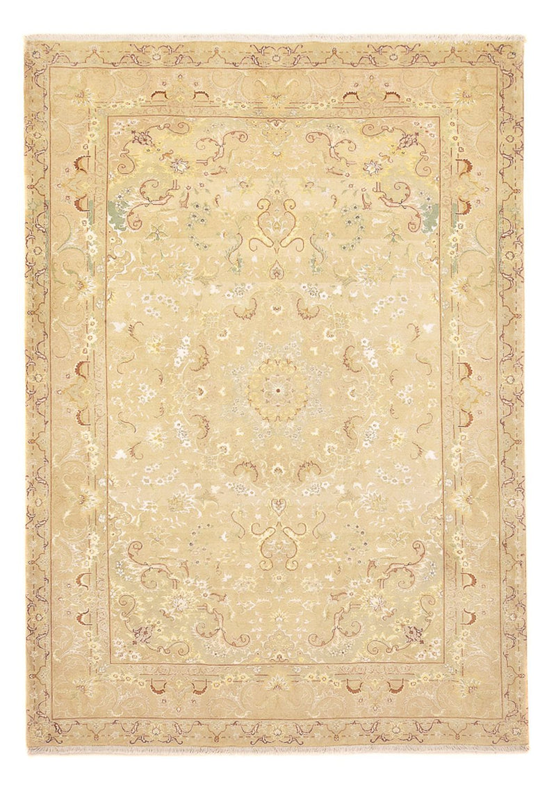 Alfombra Persa - Tabriz - Real - 288 x 200 cm - beige claro