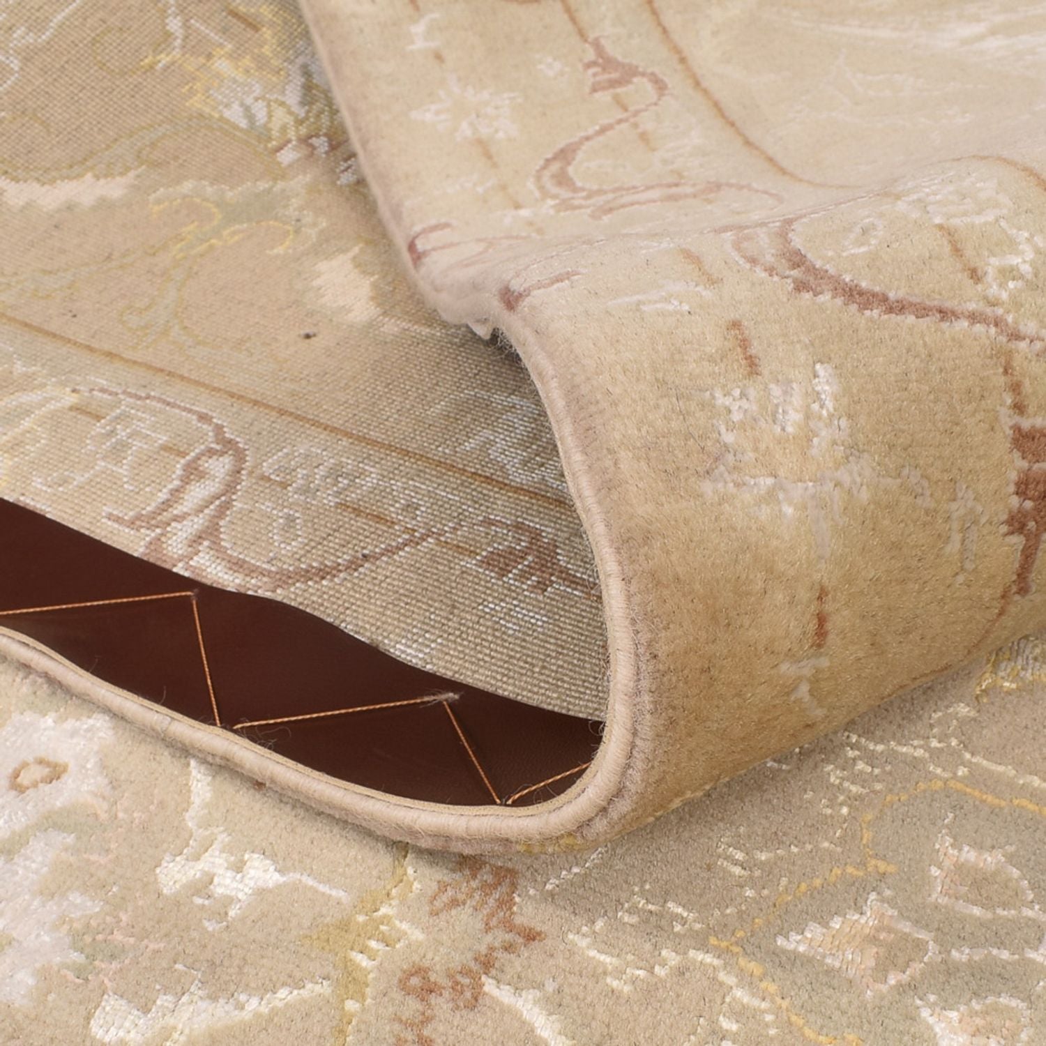 Alfombra Persa - Tabriz - Real - 288 x 200 cm - beige claro