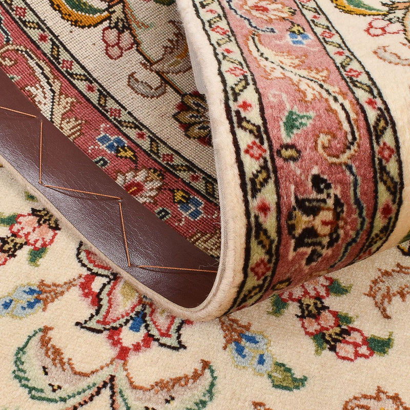Alfombra de pasillo Alfombra Persa - Tabriz - Real - 284 x 70 cm - beige