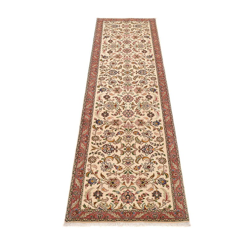 Alfombra de pasillo Alfombra Persa - Tabriz - Real - 284 x 70 cm - beige