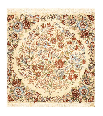 Alfombra persa - Real - 54 x 52 cm - multicolor