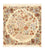 Alfombra persa - Real - 54 x 52 cm - multicolor